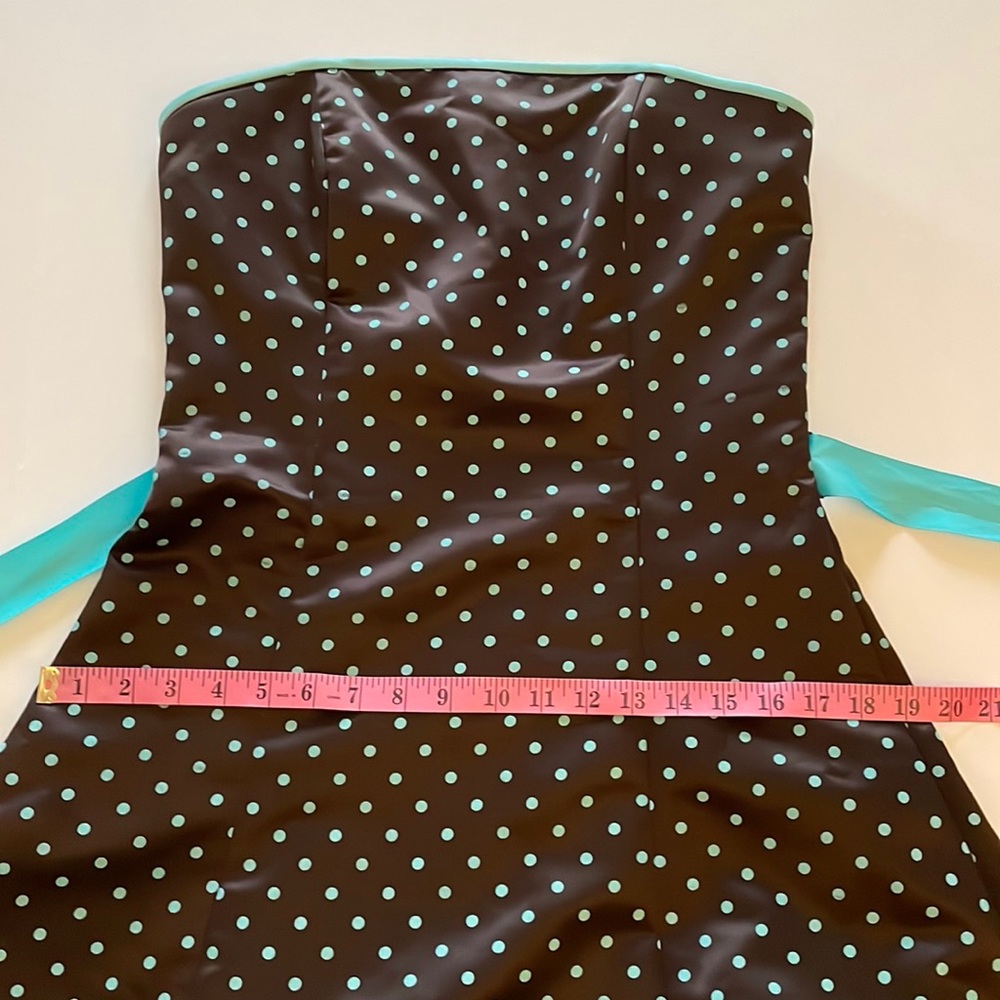 Jessica McClintock~Gunne Sax 9/10 Strapless Party Special Occasion Short Gown - Picture 6 of 16